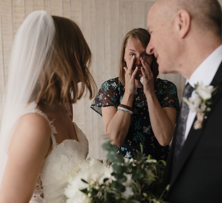 Intimate Coastal Wedding At Watergate Bay Hotel Cornwall With Bride In Blackburn Bridal & Images From Sebastien Boudot