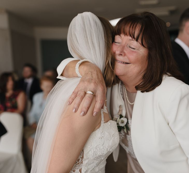 Intimate Coastal Wedding At Watergate Bay Hotel Cornwall With Bride In Blackburn Bridal & Images From Sebastien Boudot