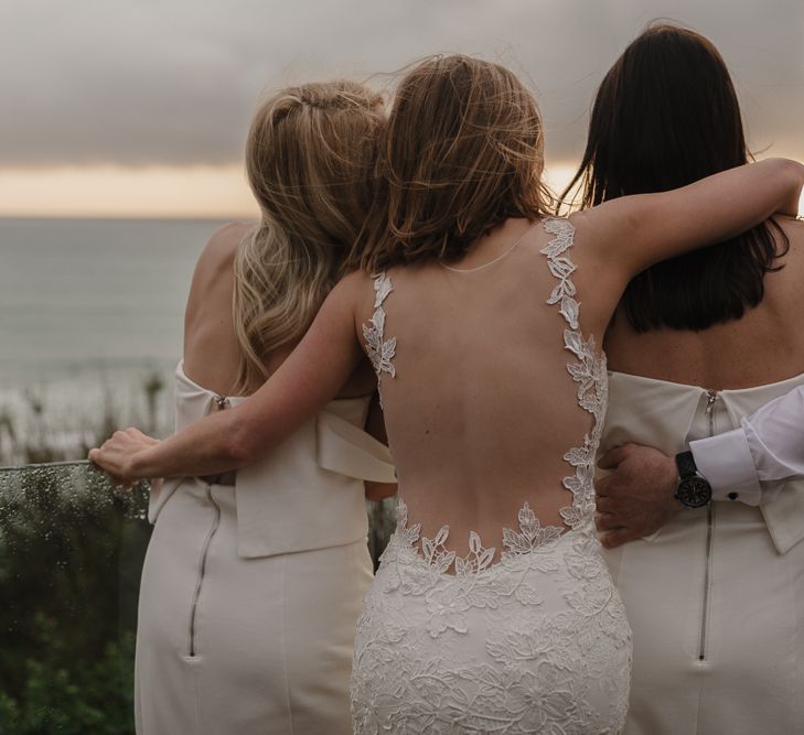 Intimate Coastal Wedding At Watergate Bay Hotel Cornwall With Bride In Blackburn Bridal & Images From Sebastien Boudot