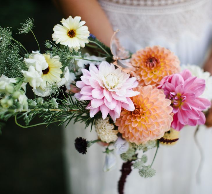 Dahlia Wedding Bouquet