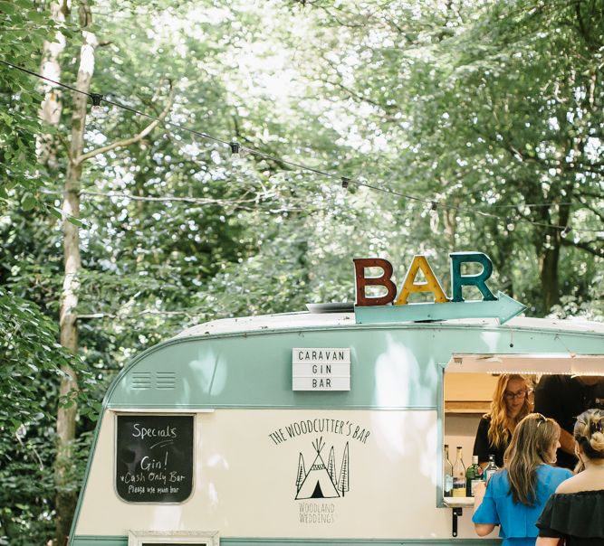 Outdoor Wedding UK At Woodland Weddings With Bridesmaids In Blush Pink TH&TH Dresses With Images From Chris Barber Photography