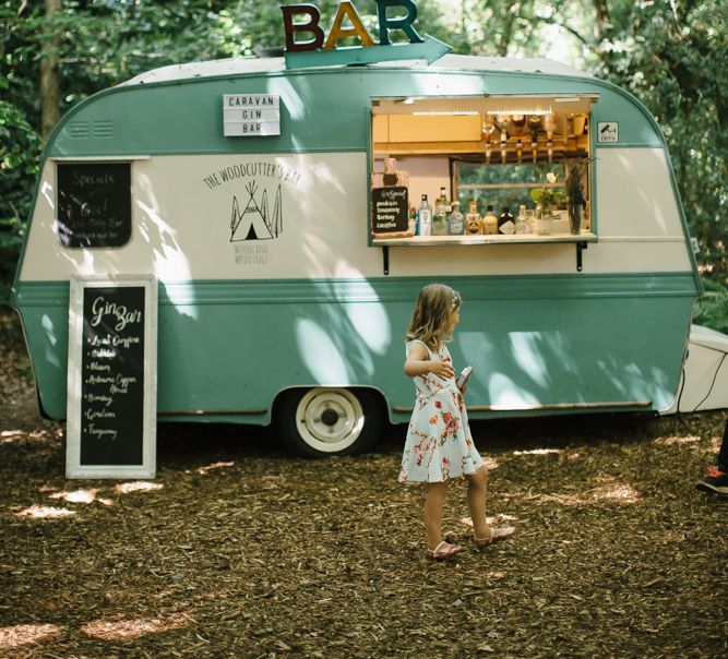 Outdoor Wedding UK At Woodland Weddings With Bridesmaids In Blush Pink TH&TH Dresses With Images From Chris Barber Photography