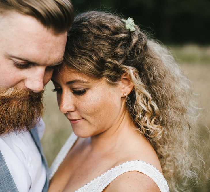 Outdoor Wedding UK At Woodland Weddings With Bridesmaids In Blush Pink TH&TH Dresses With Images From Chris Barber Photography