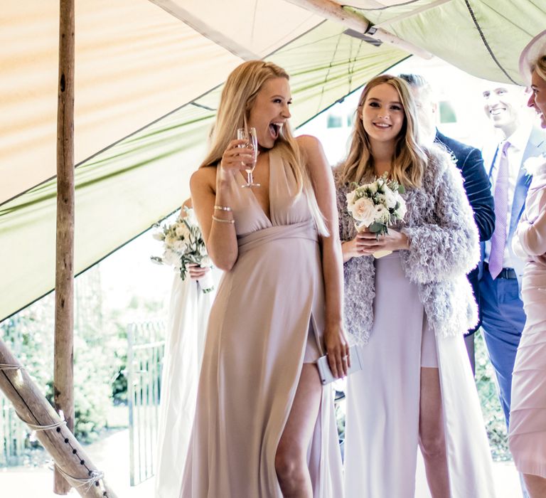 Lovely bridesmaids | Papakata Teepee Wedding | Kat Hill Wedding Photography