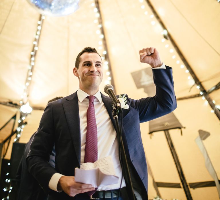 Speeches | Papakata Teepee Wedding | Kat Hill Wedding Photography