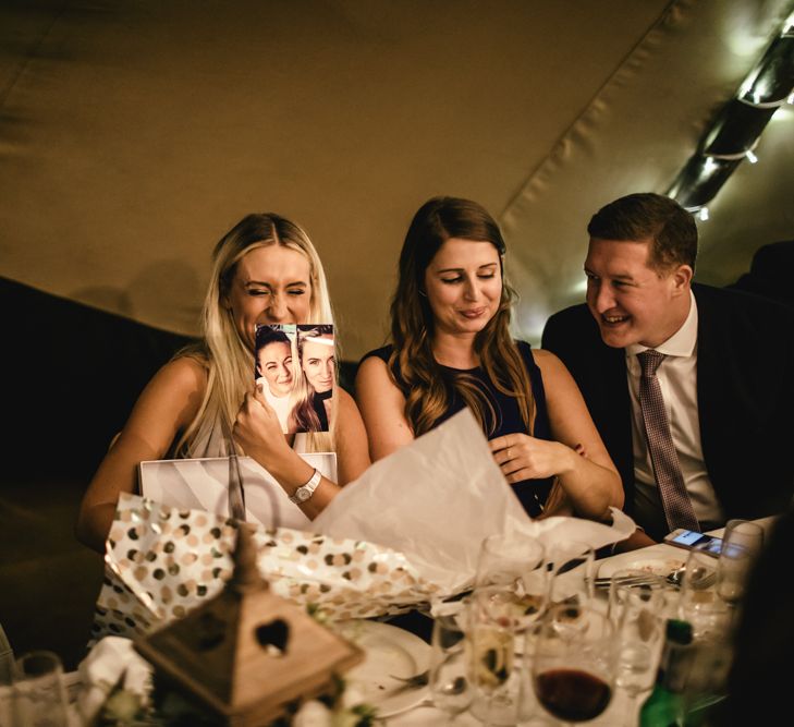 Reception in Papakata Teepee Wedding | Kat Hill Wedding Photography