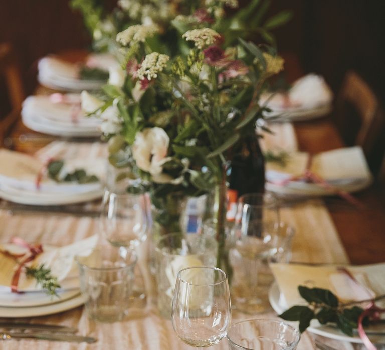 Table Decor | Wedding Reception | Brunswick House | Images by McKinley Rogers