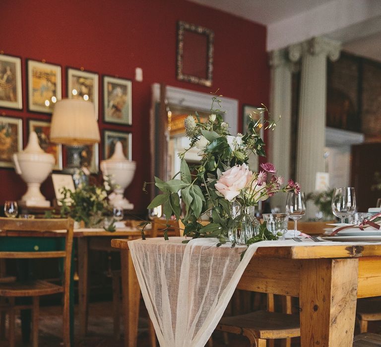 Table Decor | Wedding Reception | Brunswick House | Images by McKinley Rogers