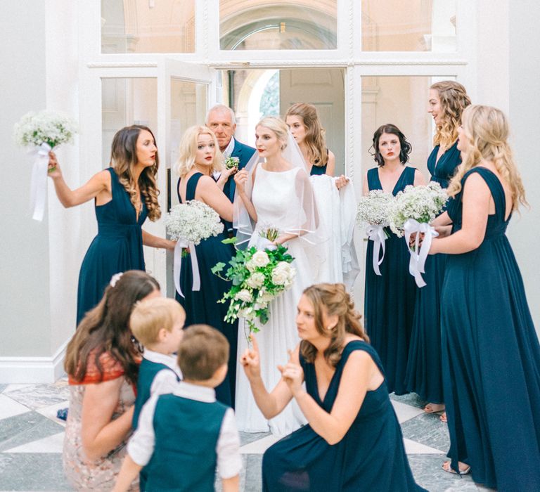 Navy Bridesmaids Dresses