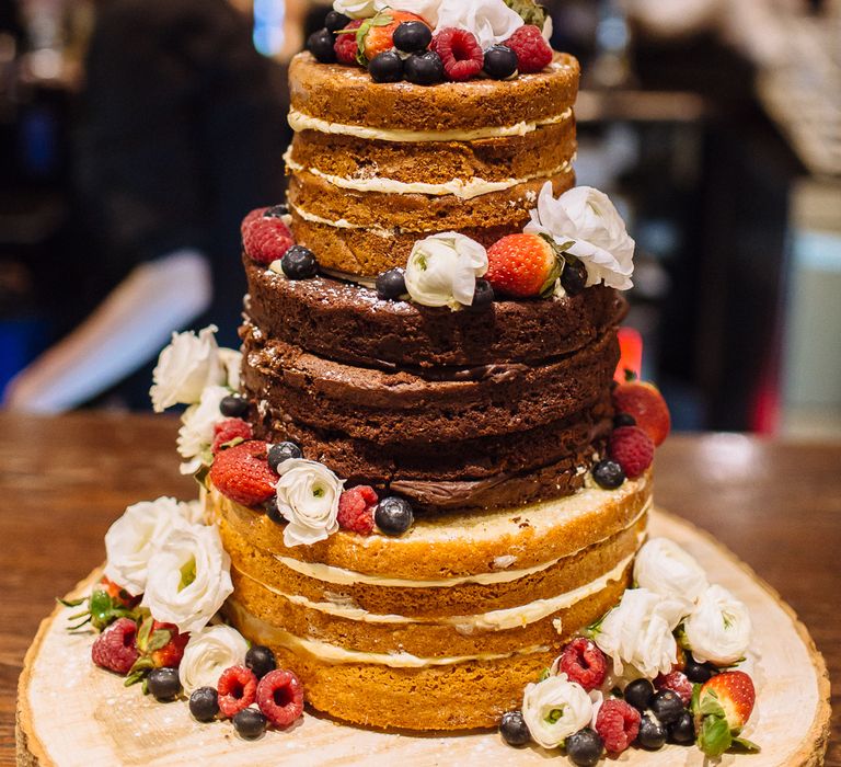 Naked Wedding Cake