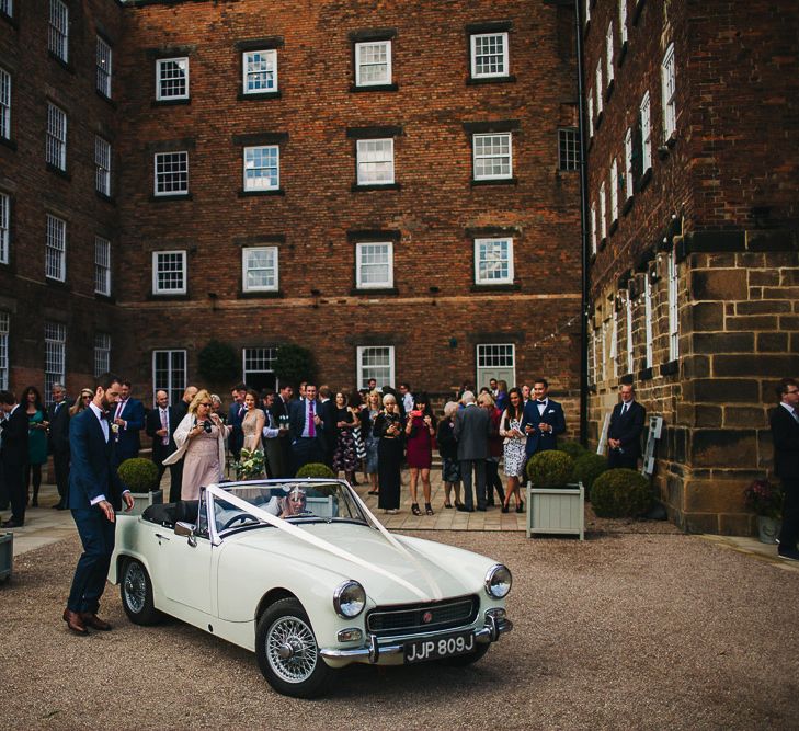 The West Mill Wedding Venue | 1970 MG Midget Wedding Car | S6 Photography