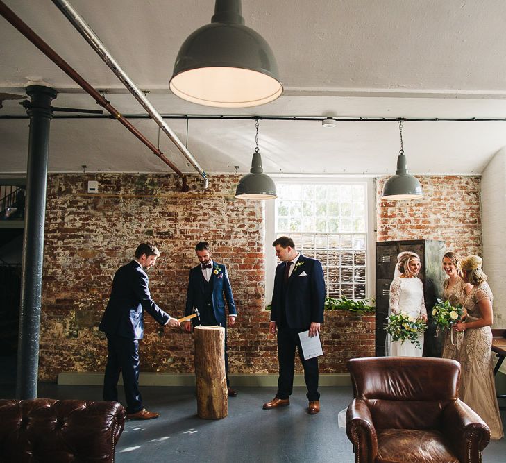 The West Mill Industrial Wedding Venue | Wedding Party | S6 Photography