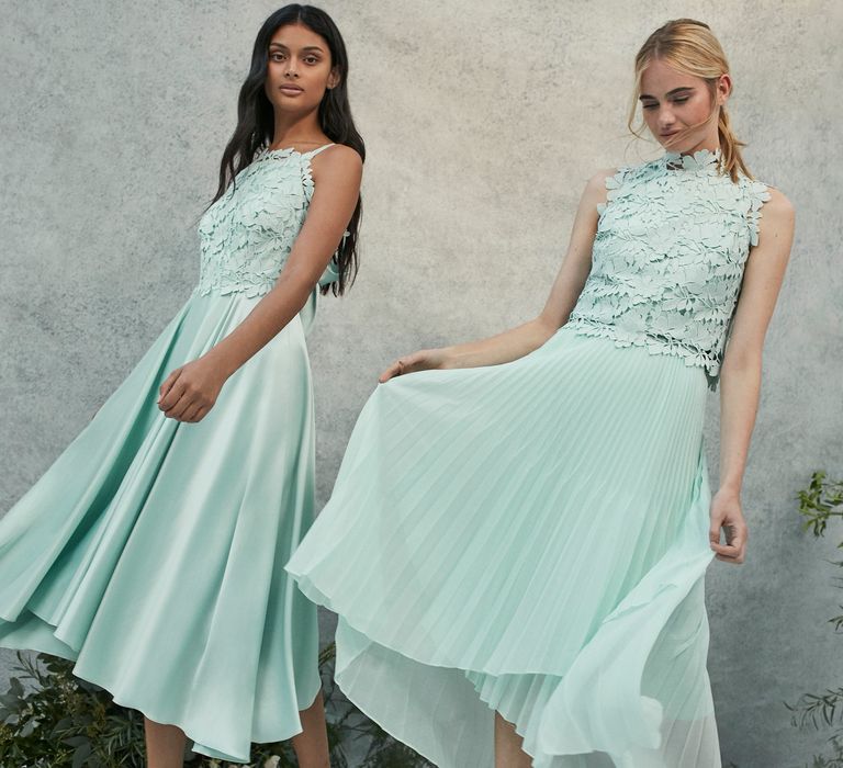 <a href="https://www.coast-stores.com/p/janie-lace-midi-dress/1875165?utm_source=Rock_my_wedding&utm_medium=social&utm_campaign=blog_post&utm_content=janiedress" rel="noopener" target="_blank">Janie Lace Dress</a>, <a href="https://www.coast-stores.com/p/izel-lace-top/1875252?utm_source=Rock_my_wedding&utm_medium=social&utm_campaign=blog_post&utm_content=izeltop" rel="noopener" target="_blank">Izel Lace Top</a> & <a href="https://www.coast-stores.com/p/amelia-bridesmaid-skirt/1902652?utm_source=Rock_my_wedding&utm_medium=social&utm_campaign=blog_post&utm_content=ameliaskirt" rel="noopener" target="_blank">Amelia Skirt</a> by Coast