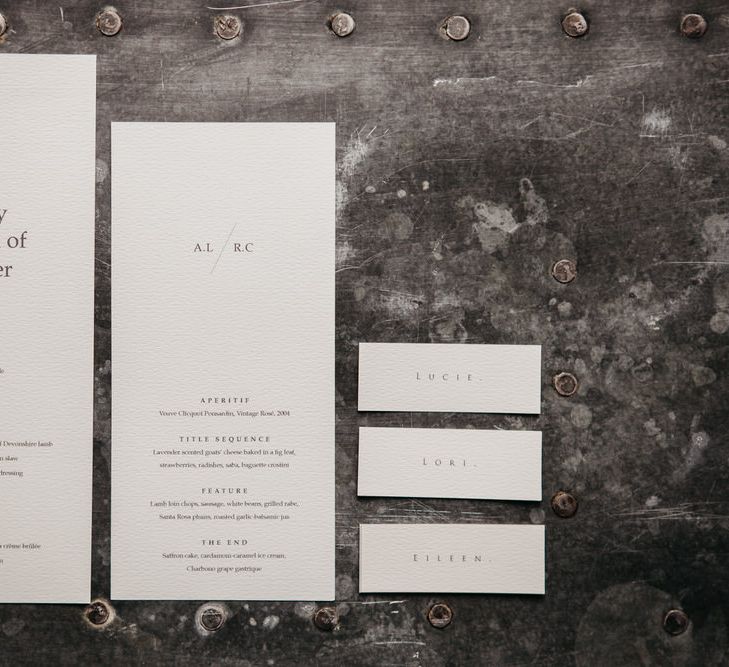 Minimalist & Elegant Wedding Stationery | Hilde. Stories