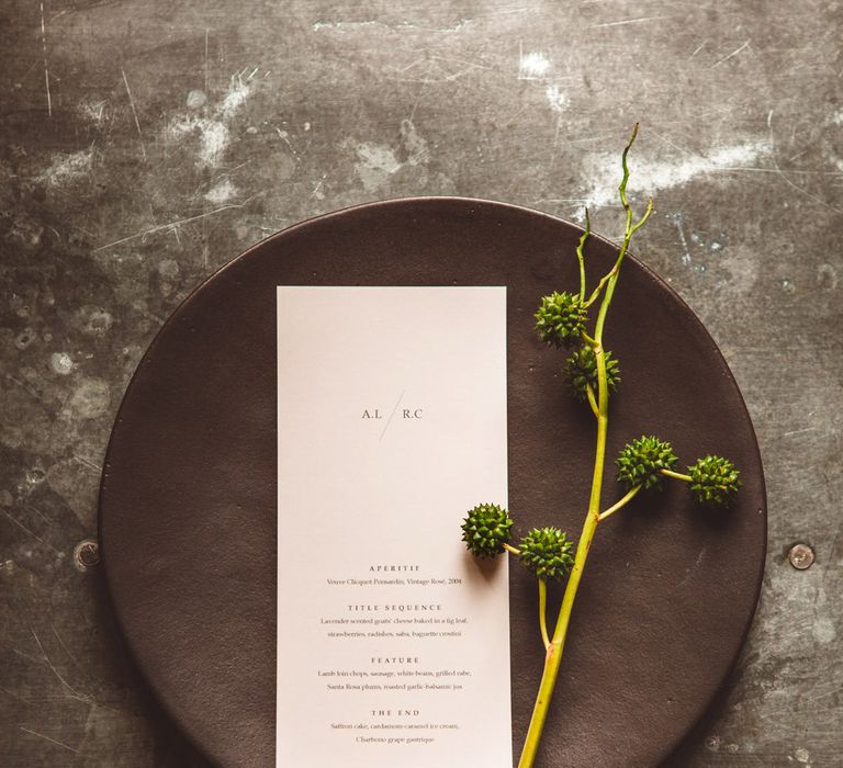 Elegant & Minimal Autumnal Wedding Inspiration