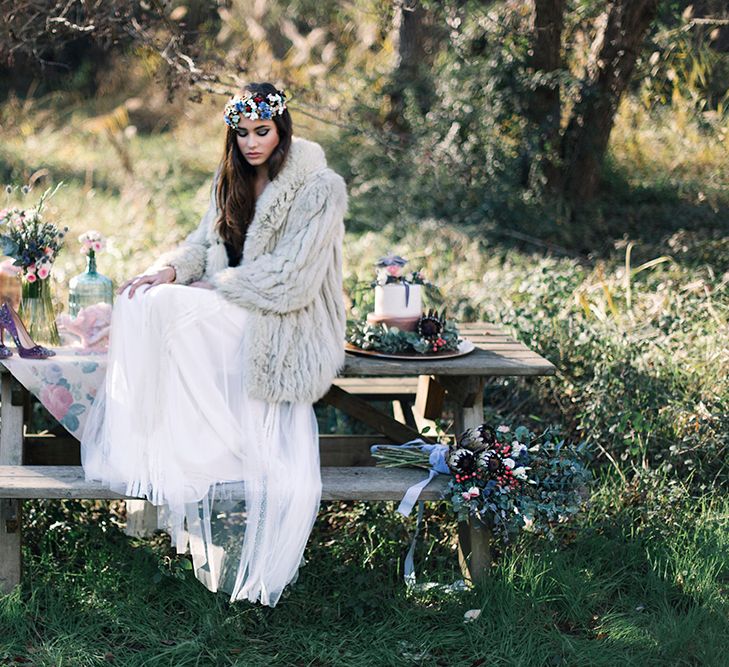 Otaduy Wedding Dresses For A Bohemian Free Spirited Bridal Inspiration Shoot