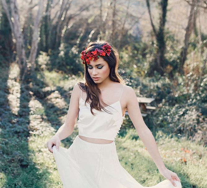 Otaduy Wedding Dresses For A Bohemian Free Spirited Bridal Inspiration Shoot