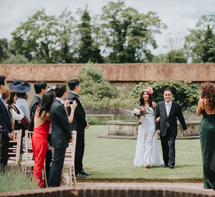 Outdoor Ceremony Bridal Entrance