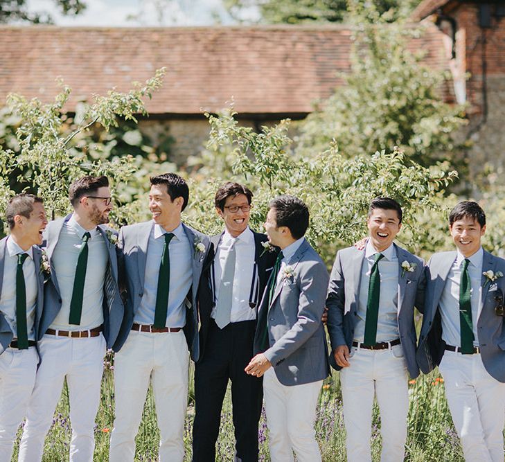 Groomsmen in Zara Blazers