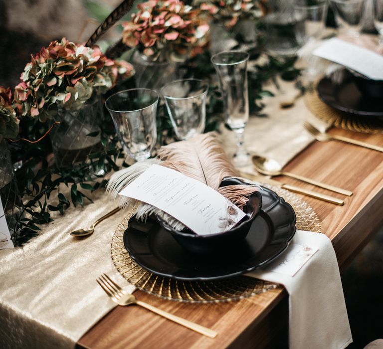 Sweetheart Table With Hydrangea