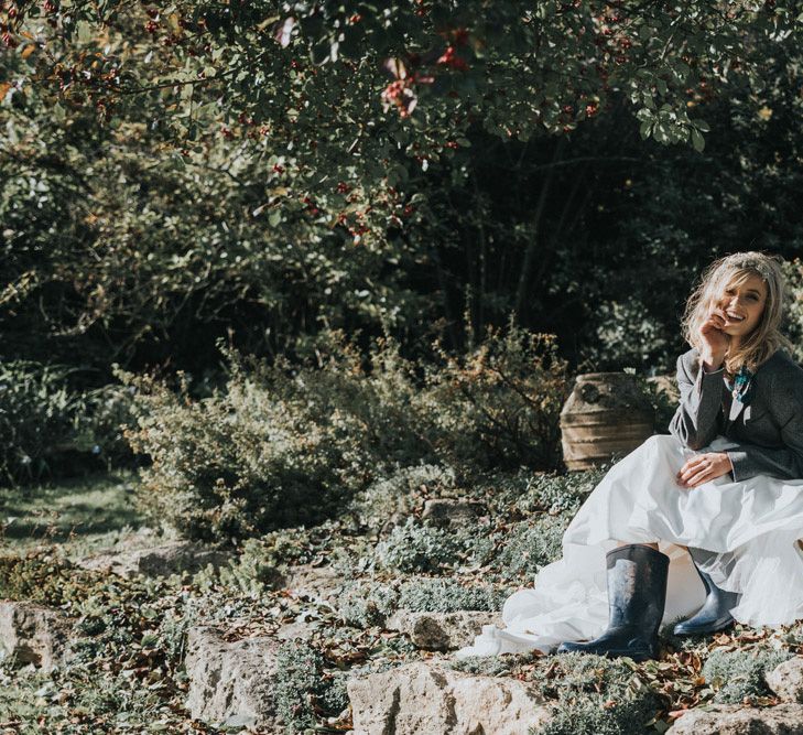 Bride in Wellies