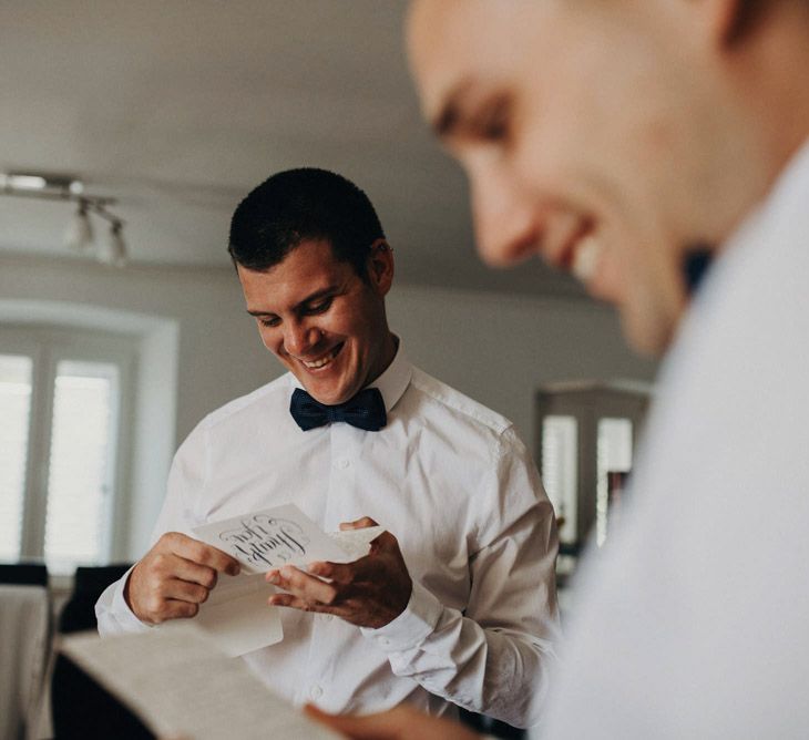 Groom in Hugo Boss Suit | Jere Satamo Photography