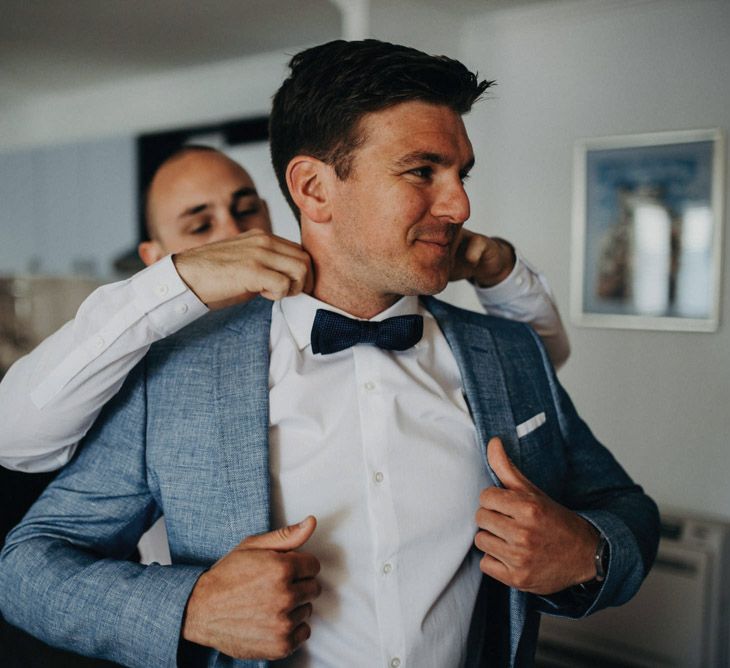 Groom in Hugo Boss Suit | Jere Satamo Photography