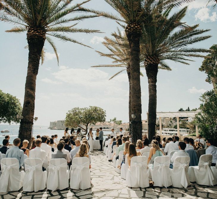 Palm Beach Terrace, Destination Wedding at Hotel Excelsior, Dubrovnik, Croatia | Jere Satamo Photography