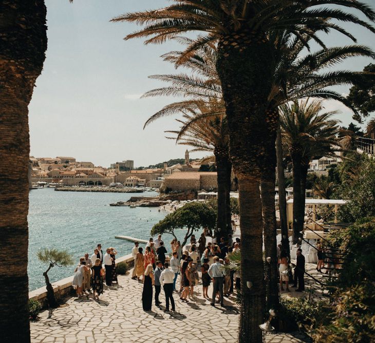 Palm Beach Terrace, Destination Wedding at Hotel Excelsior, Dubrovnik, Croatia | Jere Satamo Photography