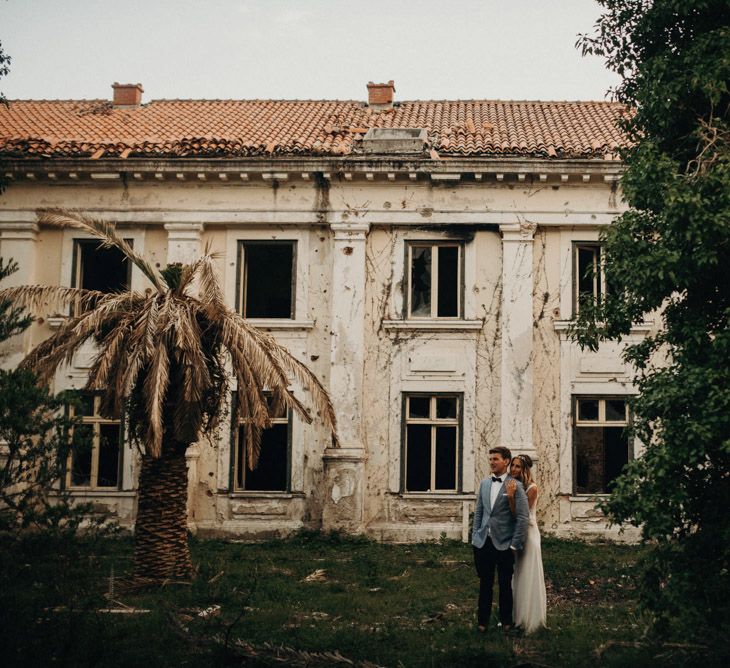 Bride in Rime Arodaky | Groom in Hugo Boss | Destination Croatia Wedding | Jere Satamo Photography