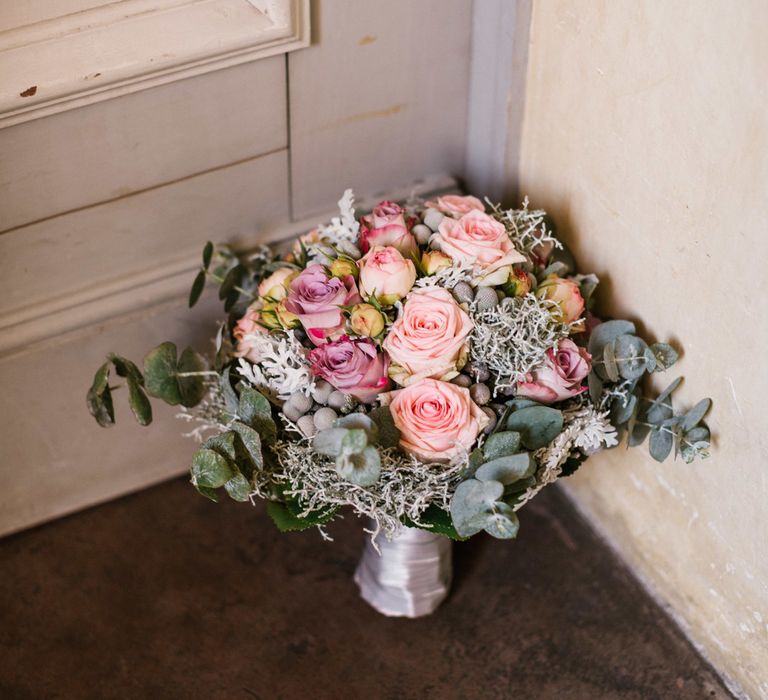 Romantic Pink Wedding Bouquet