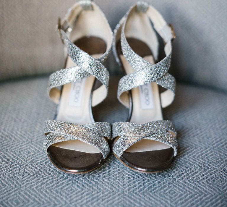 Silver Jimmy Choo Sandals