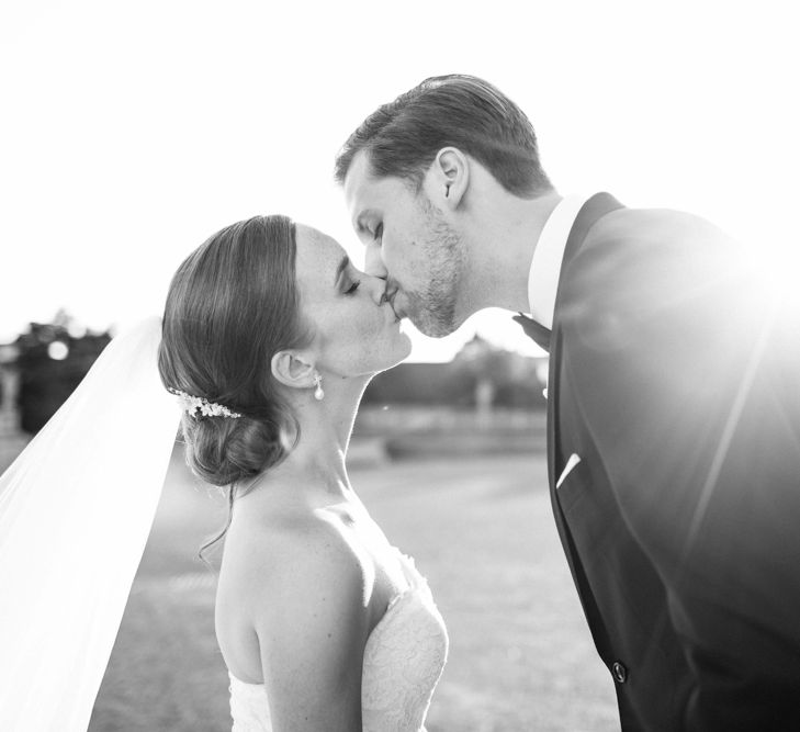 Bride & Groom Sunset Portrait