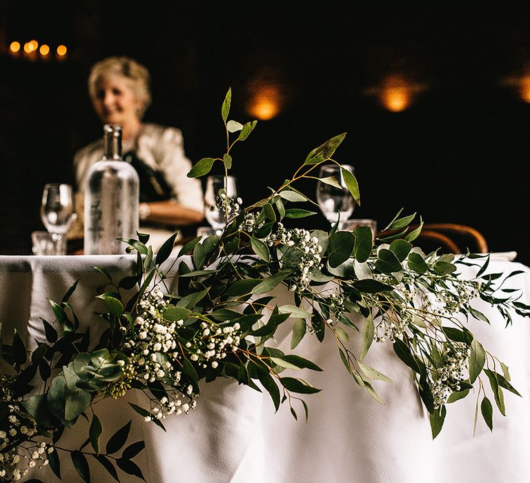 Greenery & White Flowers by Lilly White Florist | Alex Tenters Photography