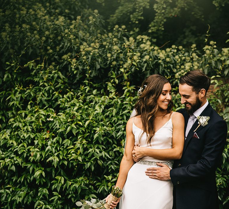 Bride in Martina Liana Bridal Gown from Coco and Kate | Groom in Reiss Bespoke Tailoring Suit | Alex Tenters Photography