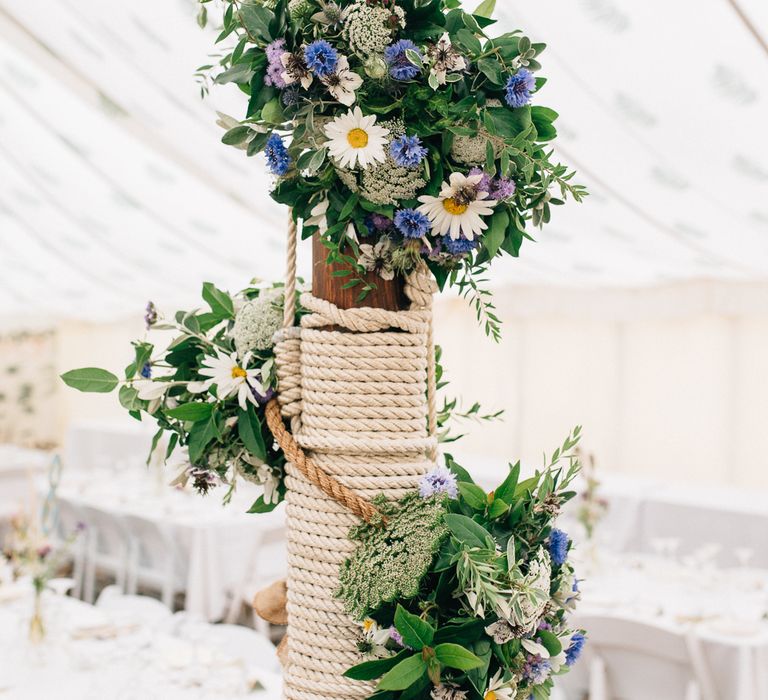 Wild Flower Filled Marquee by LPM Bohemia