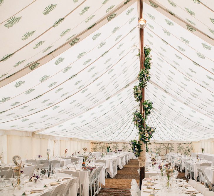 Wild Flower Filled Marquee by LPM Bohemia