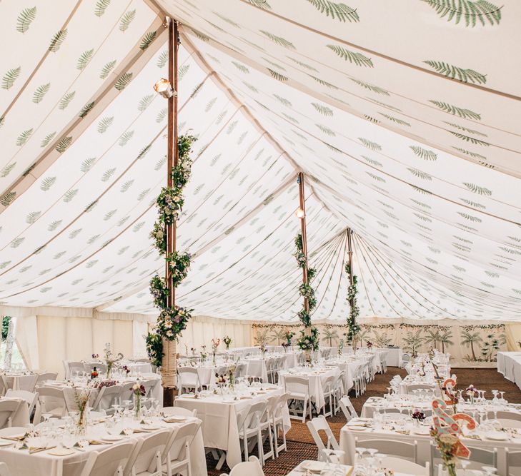 Wild Flower Filled Marquee by LPM Bohemia