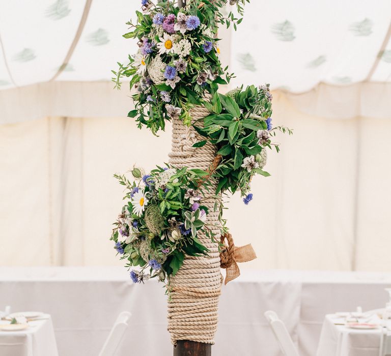 Wild Flower Filled Marquee by LPM Bohemia