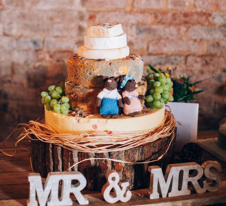 Cheese Tower Wedding Cake