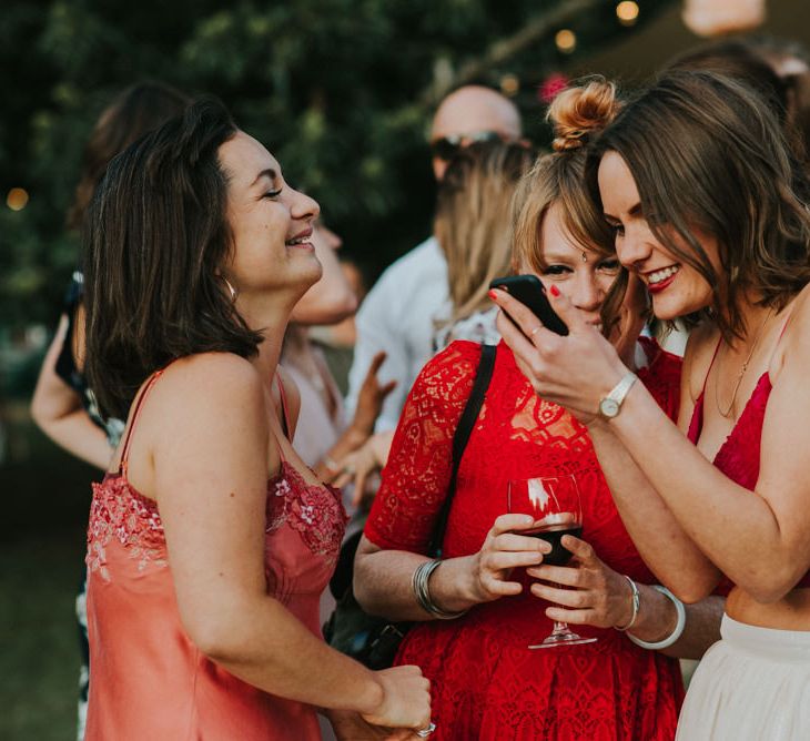 Wedding Guests | Outdoor Woodland Wedding at The Dreys in Kent | Fern Edwards Photography