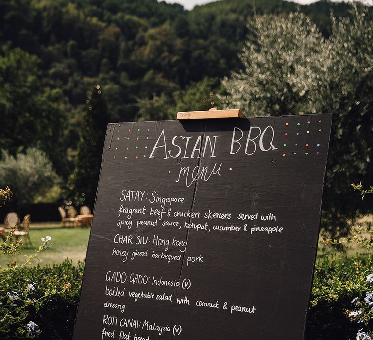 Chalkboard Menu