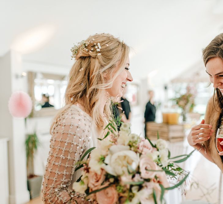 Elegant Wedding At Wasing Park With Bride In Embellished Temperley Bridal Gown With Fine Art Images From Grace And Blush Film By Mrs Mashup