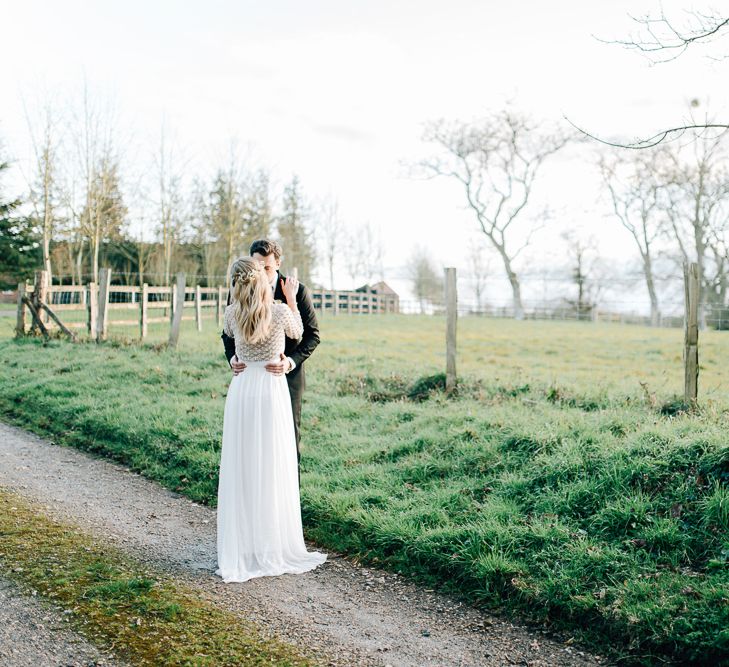 Elegant Wedding At Wasing Park With Bride In Embellished Temperley Bridal Gown With Fine Art Images From Grace And Blush Film By Mrs Mashup