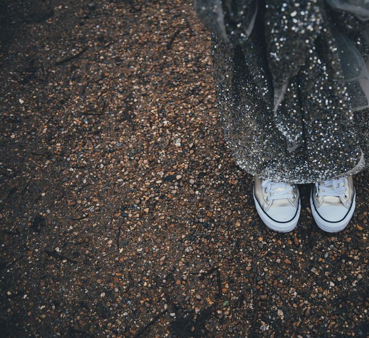 Bride in Converse Trainers