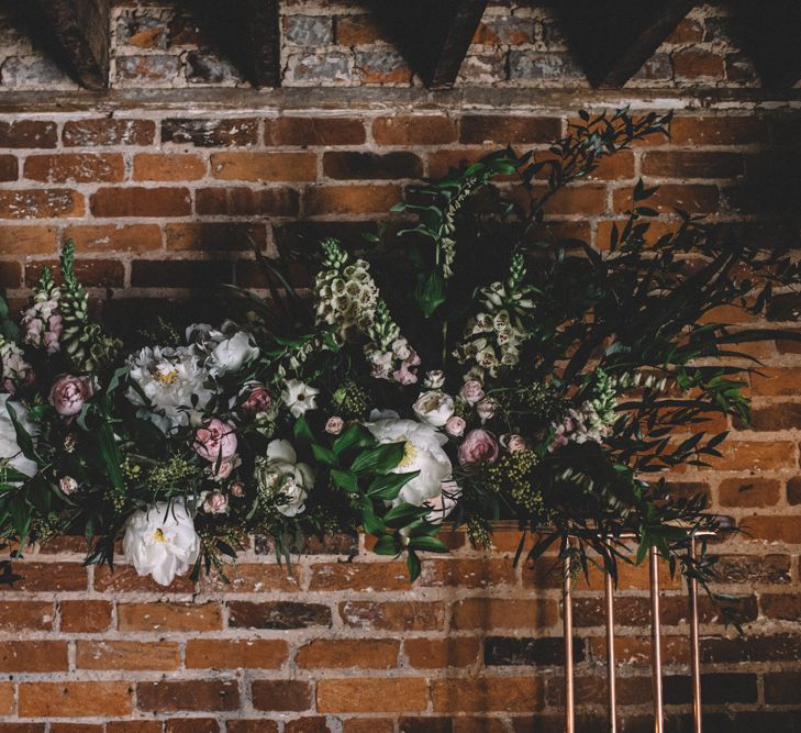 Dark Hues For An Intimate Wedding Inspiration Shoot At The Green Man Winchester With Stationery By Geri Loves Emi And Images From Carrie Lavers Photography