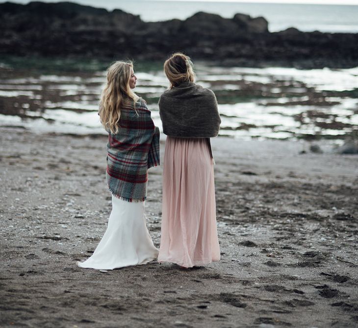 Bride & Bridesmaids Beach Elopement