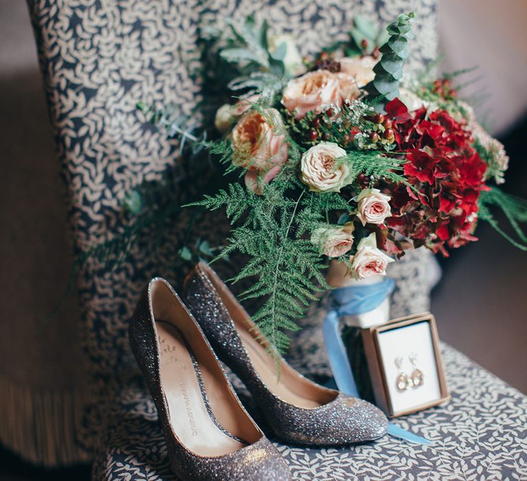 Banana Republic Shoes & Bridal Bouquet