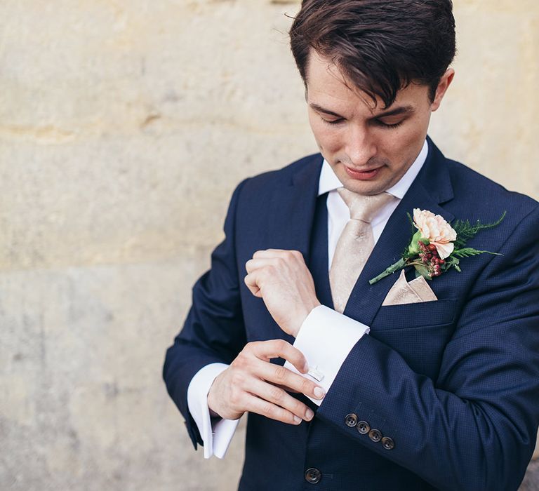 Groom in Suit from Savile Row