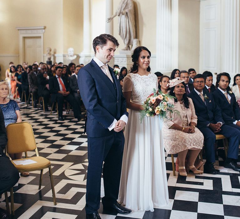 Bride & Groom at the Altar